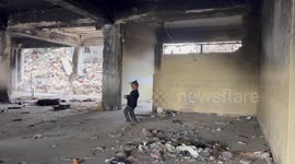Damaged UNRWA Clinic Jabalia Camp Gaza