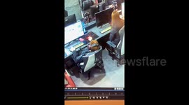Girl shuts down gamer's PC TWICE in hilarious internet cafe mix-up