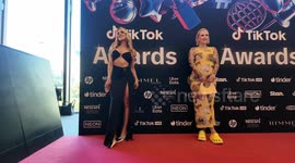 Georgie Purcell on the red carpet at the 2025 TikTok Awards, Sydney, Australia