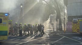 Firefighters called to Holborn after blaze erupts near station