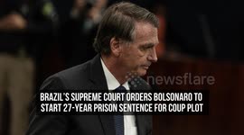 Brazil's Supreme Court Orders Bolsonaro to Start 27-Year Prison Sentence for Coup Plot
