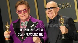 Elton John 'can't wait' to record seven new songs from Bernie Taupin
