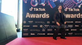 Matty Johnson on the red carpet at the 2025 TikTok Awards, Sydney, Australia