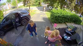 Woman Gets Startled by Stranger and Screams