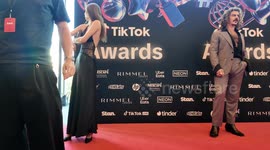 Keli Holiday on the red carpet at the 2025 TikTok Awards, Sydney, Australia