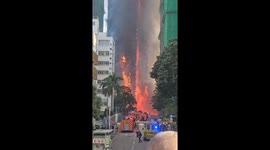 Hong Kong apartment block fire kills at least four residents