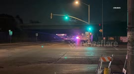 US, Los Angeles: Long Beach Pursuit Termination