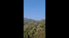 A calm winter morning in the Malenadu region reveals a tranquil view of Kavaledurga