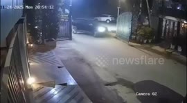Speeding SUV Crashes Into Rohini Home, Elderly Woman Narrowly Escapes — Dramatic CCTV Footage