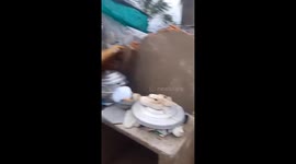 Many houses were completely destroyed by severe flooding in south central Vietnam