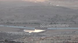 Heavy rains cause partial collapse of Israel’s separation wall in occupied West Bank