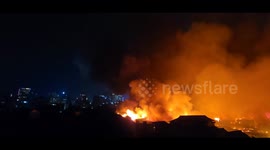 Massive fire destroys 1,500 homes in Dhaka’s Korail slum