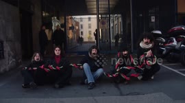 Italy: Extinction Rebellion Blocks Rai Turin Entrance Over ‘Silence’ On Violence And Crisis