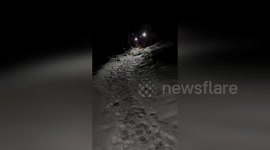 US: Rangers Sled Injured Hiker Off Icy Ampersand Mountain After Nighttime Fall