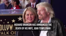 IN CASE YOU MISSED IT: Richard Branson announces death of wife Joan Templeman