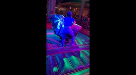 Extra Long Mechanical Bull Ride