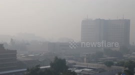 Air pollution in Baghdad reaches 'purple' level as visibility drops