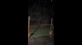 Intense winter storm blankets Ashland in Ashland, Wisconsin, USA