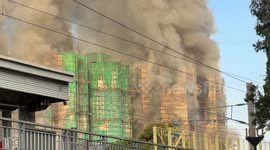 Catastrophic fire engulfs Wang Fuk Court towers in Tai Po, Hong Kong