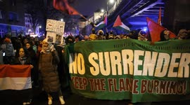 Pro-Palestinian Demonstration in Kreuzberg, Berlin