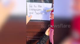 Boy, 5, breaks down as he’s surprised with his dream puppy for Christmas