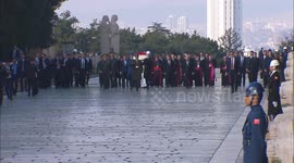 Pope Leo XIV visits Anitkabir during official trip to Türkiye
