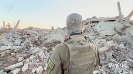 Briefing by Battalion 12 Commander After Operation in East Rafah