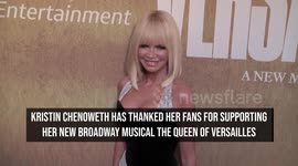 Kristin Chenoweth reacts to early closure of Broadway musical The Queen of Versailles