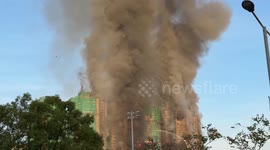 Hong Kong Tower Fire Results in Minimum 44 Fatalities