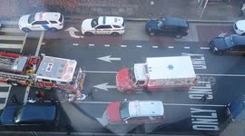 Moment man suspected of shooting 2 National Guard soldiers in DC is stretchered into ambulance