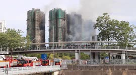 Death toll in Hong Kong high-rise fire rises to 55 lives, with 279 missing