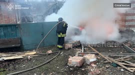 Russian strike injures 1, damages homes in Slovyansk, Ukraine