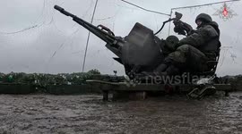 Russian air defense units neutralize multiple Ukrainian drones near Krasnoarmeysk