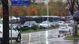 Bus operators continue to protest by blocking major roads in Kosovo's capital