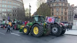 UK: Tractors Seize Central London As Farmers Revolt On Budget Day