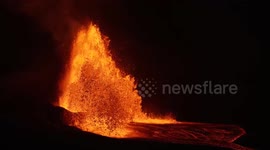US: Lava Fountains Soar 600 Feet In Fiery Kilauea Summit Eruption