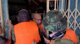 Thailand: Floodwaters Surge As Thai Soldiers Carry Stranded Residents To Safety