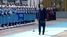 President Erdogan welcomes head of Vatican State Pope Leo XIV in Ankara