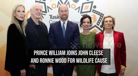 IN CASE YOU MISSED IT: Prince William joins John Cleese and Ronnie Wood for wildlife cause