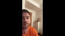 Cat Calmly Knocks Down Phone