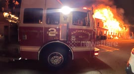 4-Alarm Fury: Townhouse Collapse and Firefighter Injuries in Mount Carmel, PA