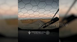 Intense footage shows Ukrainian forces engaging 'Russian positions' with mounted guns