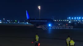 Airplane carrying Pope Leo XIV lands at Istanbul’s Atatürk Airport