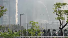 Aftermath of WangFuk Court Fire in Tai Po, Hong Kong