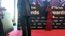 Unice Wani on the red carpet at the 2025 TikTok Awards, Sydney, Australia