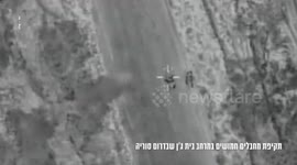 Syria: IDF Releases Footage of Overnight Strike on Militants in Beit Jann, Southern Syria