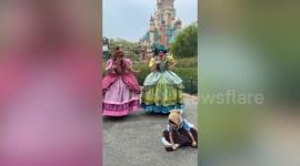 Girl has Cinderella moment - goes from scrubbing floors to princess in one twirl