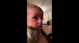 10-Week-Old Twins Look Shocked to Discover Each Other's Existence in Hilarious Staring Contest