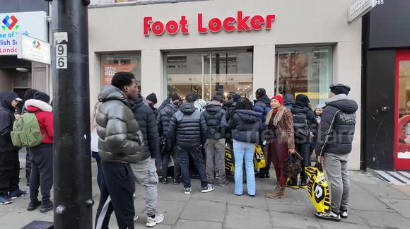 The annual Black Friday on Oxford street saw people hunting for shopping bargains