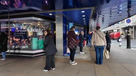 Annual Black Friday Pilgrimage: The John Lewis Queue on Oxford Street Begins